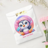 Schattige is het een meisje baby shower aanpasbare bedankzakje (Gezegeld)