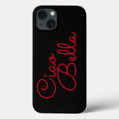 Schattige Italiaans Ciao Bella, Italiaans Gezegden Case-Mate iPhone Case (Achterkant)