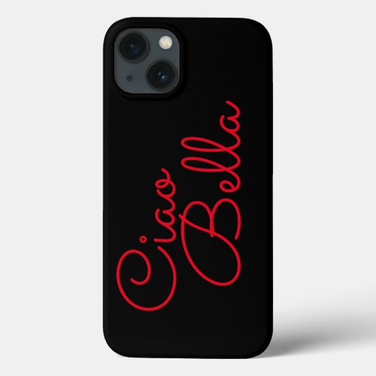 Schattige Italiaans Ciao Bella, Italiaans Gezegden Case-Mate iPhone Case (Achterkant)