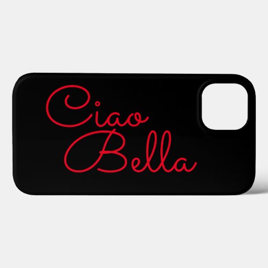 Schattige Italiaans Ciao Bella, Italiaans Gezegden Case-Mate iPhone Case (Achterkant (horizontaal))
