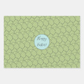 Schattige Italiaans greyhound Paaseieren Paws Patt Inpakpapier Vel (Voorkant 3)