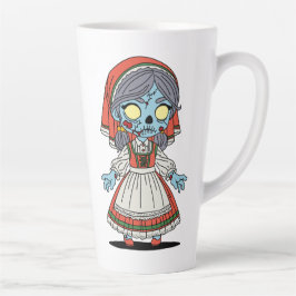 Schattige Italiaanse zombie Latte Mok