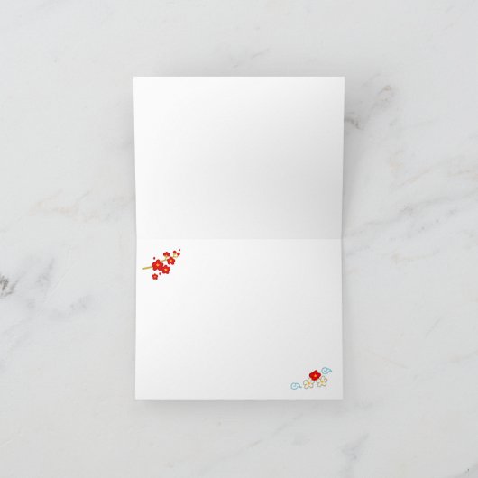 Schattige jaar van de Dragon Kaart (Binnen)