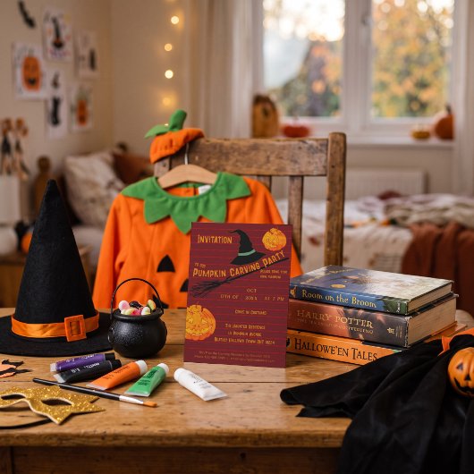 Schattige Jack-o'-Lantern & Verkleedfeest Kaart