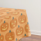 Schattige Jack O'Lantern katoenen tafelkleed, 52 " Tafelkleed (Voorbeeld)