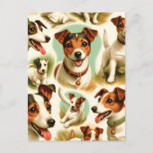  Schattige Jack Russell Terrier Briefkaart (Voorkant)