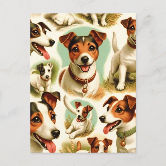 Schattige Jack Russell Terrier Briefkaart (Voorkant)