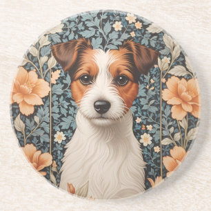 Schattige Jack Russell Terrier geïnspireerd door W Zandsteen Onderzetter