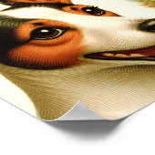  Schattige Jack Russell Terrier Poster (Hoek)