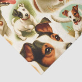 Schattige Jack Russell Terrier Tissuepapier (Detail)