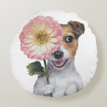 Schattige Jack Russell Waterverf Illustratie