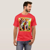 Schattige Jaguar Cubs in het Oerwoud. Bestel nu T-shirt (Voorkant volledig)