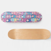 Schattige Japans Anime Girl Pattern Skateboard (Horizontaal)