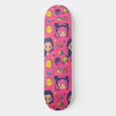 Schattige Japans Anime Pattern Skateboard (Voorkant)