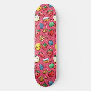 Schattige Japans Anime Pattern Skateboard