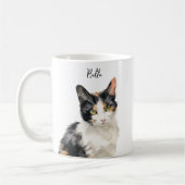 Schattige Japans Bobtail Cat Custom Beste Mam / Pa Koffiemok (Links)