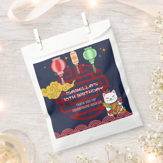 Schattige Japans Hibachi Dinner Verjaardagsfeest Bedankzakje (Geknipt)