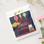 Schattige Japans Hibachi Dinner Verjaardagsfeest Bedankzakje (Gezegeld)