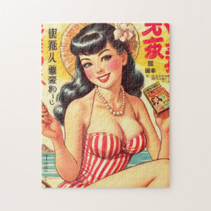 Schattige  Japans Meisje Legpuzzel