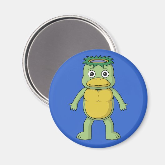 Schattige Japans monster - Kappa Yokai Magneet (Voorkant / Achterkant)