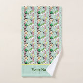 Schattige Japans Sushi Lover Golfpatroon Bad Handdoek (Handdoek)
