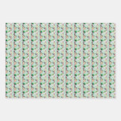 Schattige Japans Sushi Lover Golfpatroon Inpakpapier Vel (Voorkant)