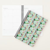 Schattige Japans Sushi Lover Golfpatroon Planner (Display)