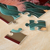 Schattige Japans Tuinliefhebbers Legpuzzel (Zijkant)