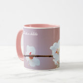 Schattige Japanse Abrikozenbloesems Mok (Voorkant links)