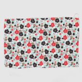Schattige Japanse patroonontwerpen Golfhanddoek (Horizontaal)