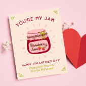 Schattige Je bent mijn Jam Classroom Valentijnsdag Notitiekaartje