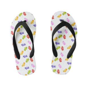 Schattige jelly babies snoepgoed cartoon kinder teenslippers