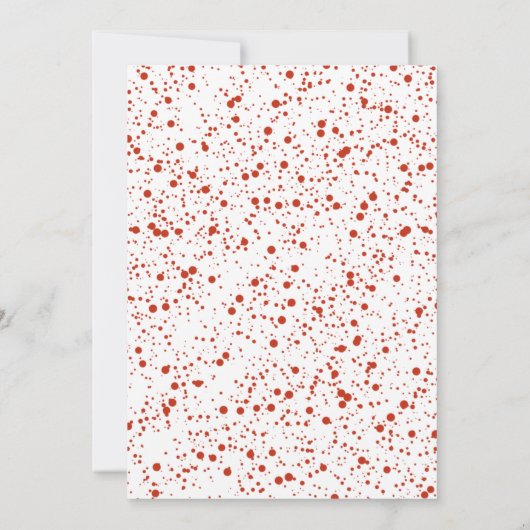 Schattige Jingle & Mingle Kerstfeest Kaart (Achterkant)