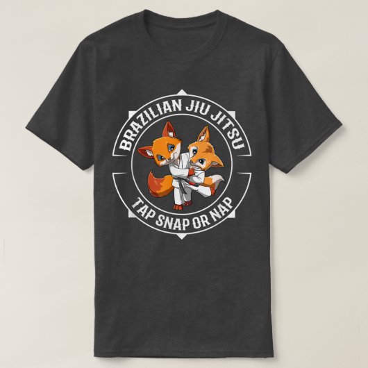 Schattige Jiu Jitsu-tegenstanders Jongens Meisjes  T-shirt (Design voorkant)
