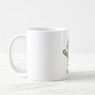 Schattige Jolly Elf Doodle Koffiemok
