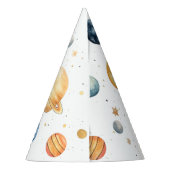 Schattige Jongen Astronaut Ruimte Verjaardagsfeest Feesthoedjes (Achterkant)