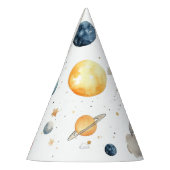 Schattige Jongen Astronaut Ruimte Verjaardagsfeest Feesthoedjes (Links)