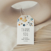 Schattige Jongen Astronaut Space Baby shower Gift Cadeaulabel