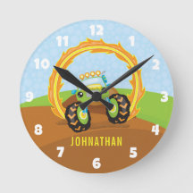 Schattige Jongen Groene Monstertruck Persoonlijk
