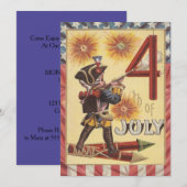 Schattige Jongen Revolutionaire Oorlog Soldaat Vuu Kaart (Voorkant / Achterkant)