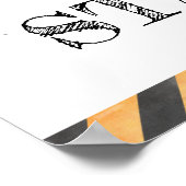 Schattige Jongen Verjaardag Bouwvoertuigen Partij Poster (Hoek)