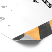 Schattige Jongen Verjaardag Bouwvoertuigen Partij Poster (Hoek)