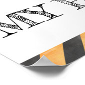 Schattige Jongen Verjaardag Bouwvoertuigen Partij Poster (Hoek)