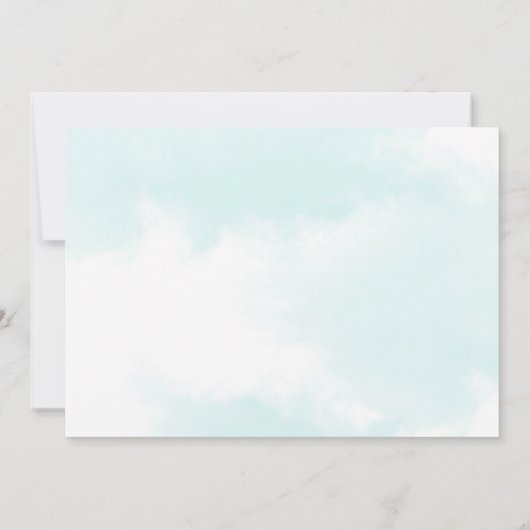 Schattige Jongen Vliegtuig Thema 1e Verjaardagsfee Kaart (Achterkant)