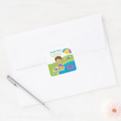 Schattige Jongen Zwembad Party Verjaardag Sticker (Envelop)