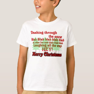 Schattige Jongens Grappige Kinderen Kerstmis T-shirt
