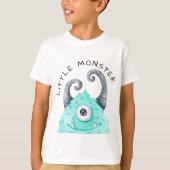 Schattige Jongens Klein Monster T-shirt (Voorkant)