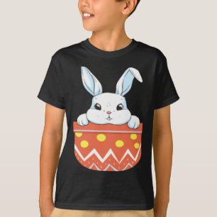 Schattige Jongens Paashaas Zak Paashaas Meisje T-shirt