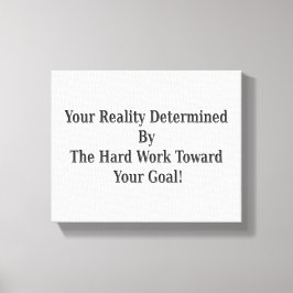 Schattige jouw reality design voor jou! houten wan canvas afdruk