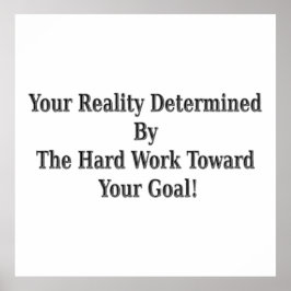 Schattige jouw reality design voor jou! houten wan poster